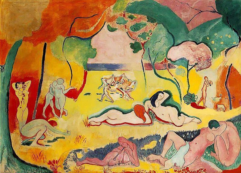 Henri Matisse Le bonheur de vivre oil painting image